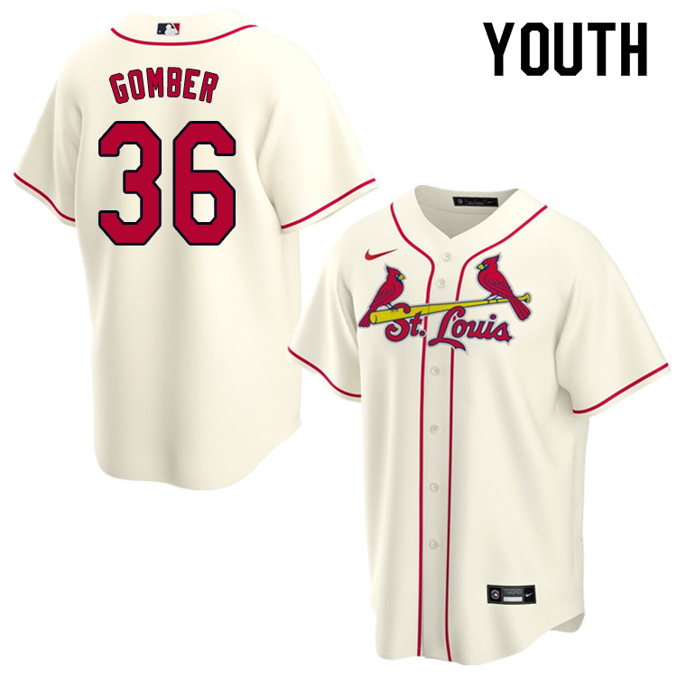 Nike Youth #36 Austin Gomber St.Louis Cardinals Baseball Jerseys Sale-Cream